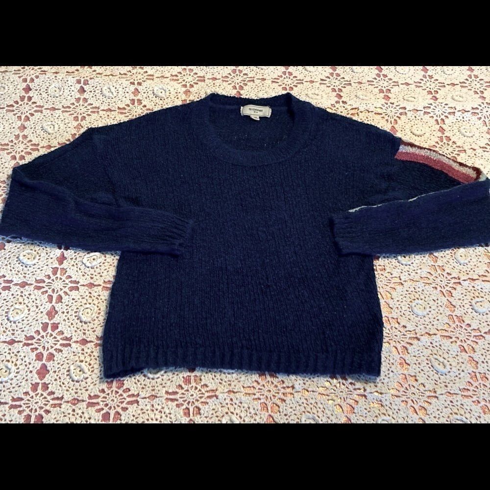 No comment blue sweater Medium